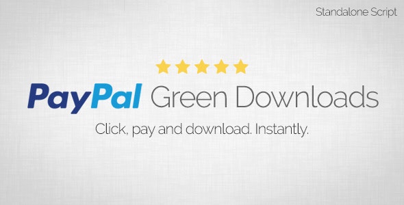 PayPal Green Downloads – Standalone Script