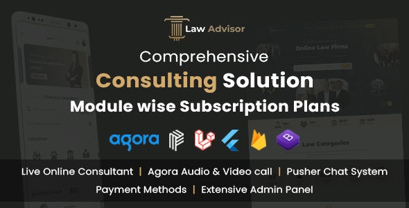 LawAdvisor – Seamless Tele-Advisory Platform & Virtual Legal Services with Flutter Apps, Web & Admin 1.0.5