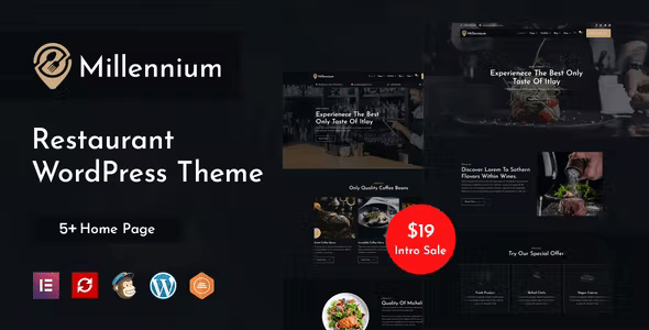 Millennium – Restaurant WordPress Theme