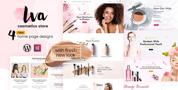 Iva – Beauty Cosmetics Shop WordPress Theme