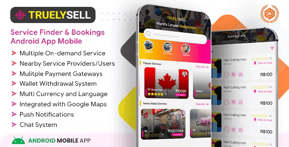 Truelysell – Service Marketplace, Nearby Service Booking Android App