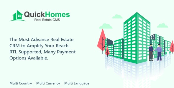 QuickHomes – Real Estate CMS PHP Script 1.3