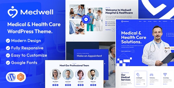 Medwell | Medical  Health Care WordPress Theme