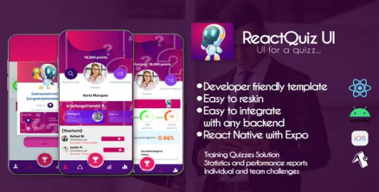 Quizzes App Template – Android & iOS
