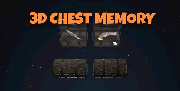 3D Chest Memory – Cross Platform Memory Game