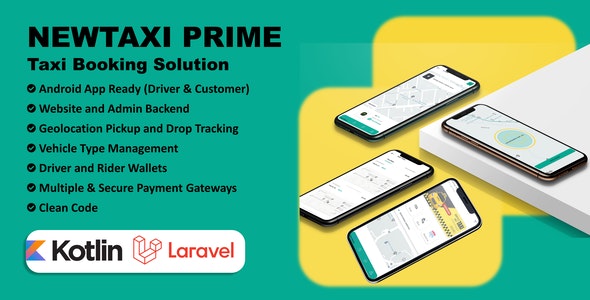 NewTaxi Prime – Taxi App With Admin Panel | Multi Payment Gateway | Wallet  | Money Transfer