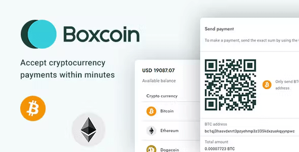 Boxcoin – Crypto Payment Plugin for WooCommerce 1.2.6