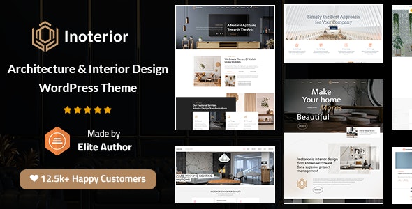 Inoterior – Architecture  Interior Designer WordPress Theme + RTL