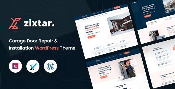 Zixtar – Garage Door Services WordPress Theme