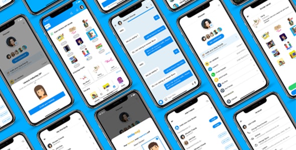 ionic 5 chatting app template