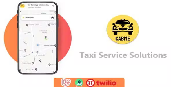 Cabme – Enterprise Level Complete Taxi App Android + Web