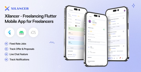 Freelancer Flutter Mobile App – Xilancer Freelancer Marketplace Platform