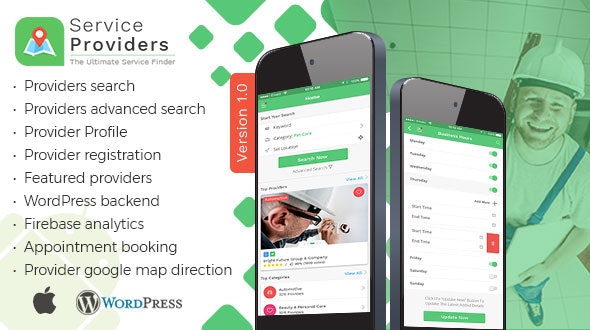 Listingo – Service Providers, Business Finder IOS Native App