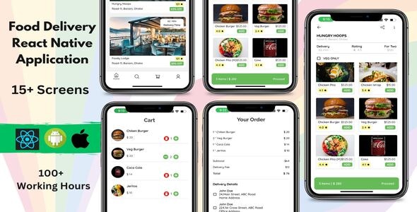 Food Delivery App –  React Native