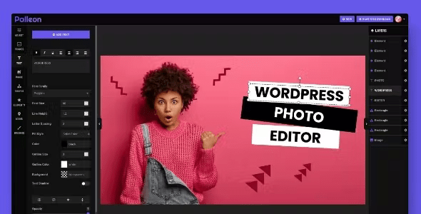 Palleon – WordPress Image Editor 3.8.3