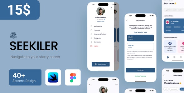 Seekiler App(IOS UI Kit Swift UI )