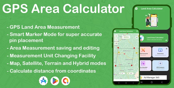 GPS Area Calculator – Land Area Calculator – GPS Land Area Measurement – Land Field Area Calculator