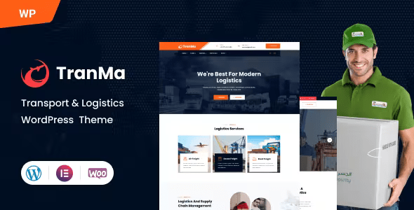 TranMa – Transport  Logistics WordPress Theme