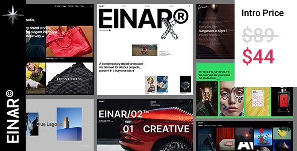 Einar – Design Agency WordPress Theme