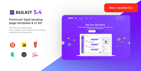 Bulkit – Saas Landing Pages 5.6