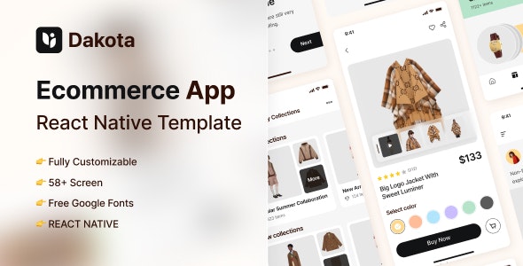 Dakota – Ecommerce React Native Template