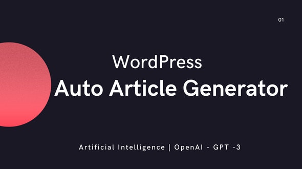 OpenAI Article Writer – GPT-3