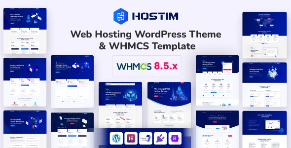 Hostim – Web Hosting WordPress Theme with WHMCS 4.4.0