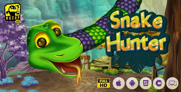 Snake Hunter | Arcade HTML5 Casual Game (Construct)