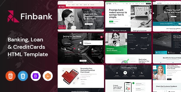 Finbank – Banking and Finance HTML Template