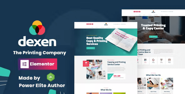 Dexen – Printing Company WordPress Theme