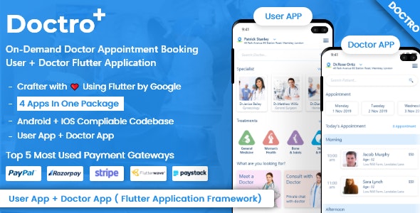 Doctor Appointment Booking  Medicine Ordering Flutter App