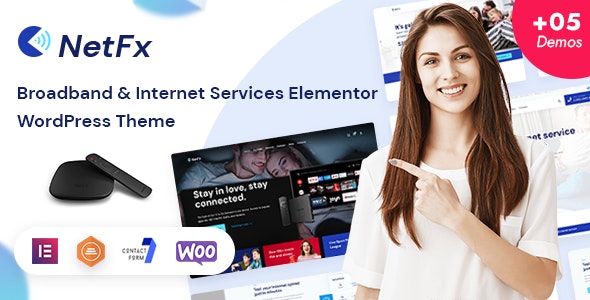 Netfx – Internet Service WordPress Theme 3.0.9