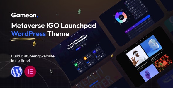 Gameon – Metaverse Project Launchpad WordPress Theme