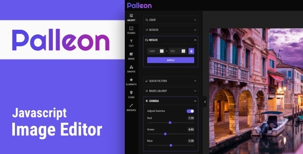 Palleon – Javascript Image Editor