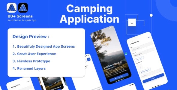 Camping – Mobile UI KIT ( React Native Template )