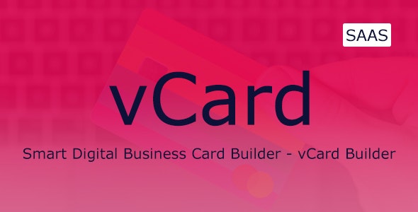 vCard – Digital Business Card Builder SaaS 2.9