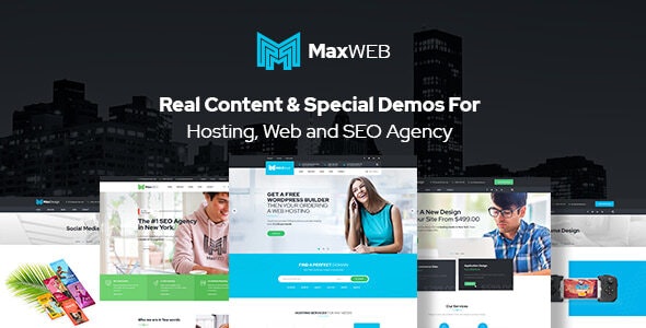 MaxWeb – Hosting  SEO Agency WordPress Theme