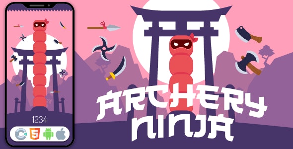 Archery Ninja – HTML5 Game, Construct 3