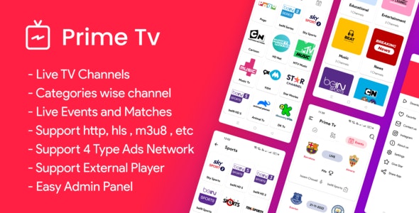 Prime Tv – Live Tv Streaming and Live Matches