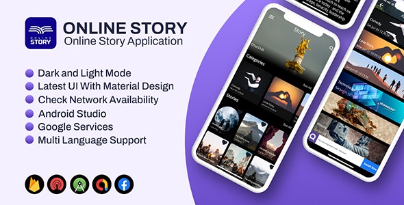 Story App Android | (Short Little Story, Blog Publishing Application)