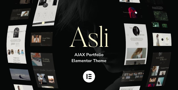 Asli – AJAX Portfolio Elementor WordPress Theme 1.6.0