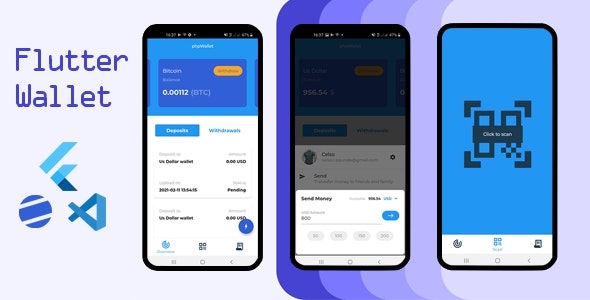 Flutter Wallet with Admin Dashboard – phpWallet