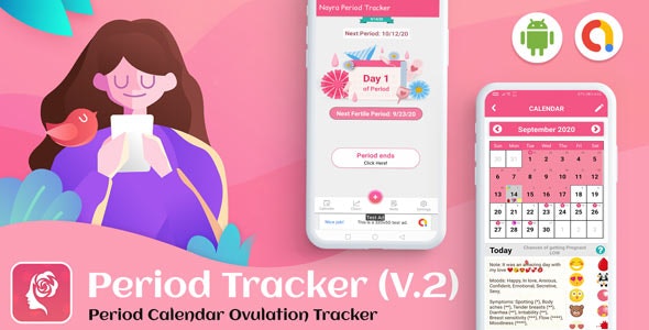 Android Period Tracker for Women – Period Calendar Ovulation Tracker (Pregnancy  Ovulation) (V-2)