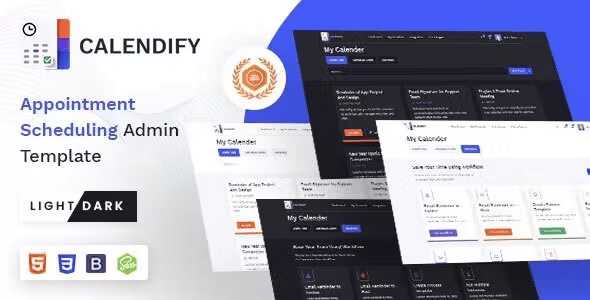 Calendify | VueJS, Laravel, HTML Appointment & Calendar Schedule Admin Template