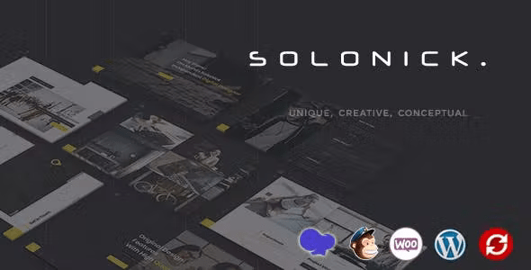 Solonick – Personal Portfolio WordPress Theme 6.0