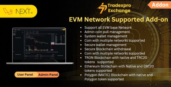 Tradexpro-EVM Network Supported Addon 1.5