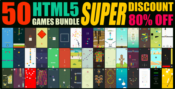 50 GAMES BUNDLE / HTML 5 / CONSTRUCT 3