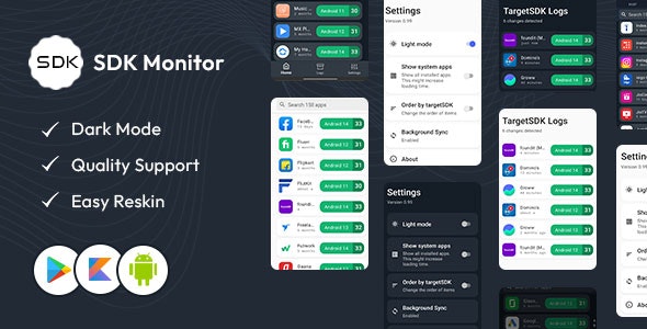 SDK Monitor – Detect app updates