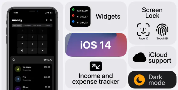 Income  Expense tracker – iOS App Source Code