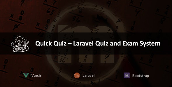 Quick Quiz – Laravel Quiz and Exam System  2.4